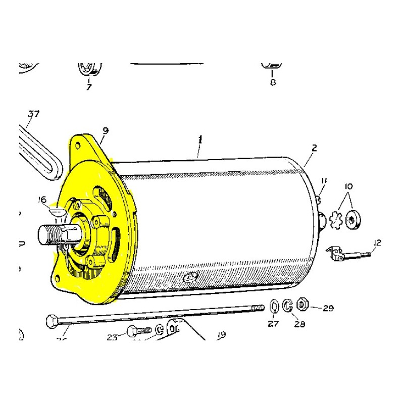 Face avant dynamo Lucas C40