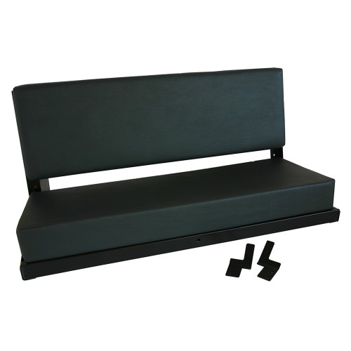 2 men bench seat - BLACK POWDER COATED FRAME