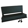 2 men bench seat - BLACK POWDER COATED FRAME