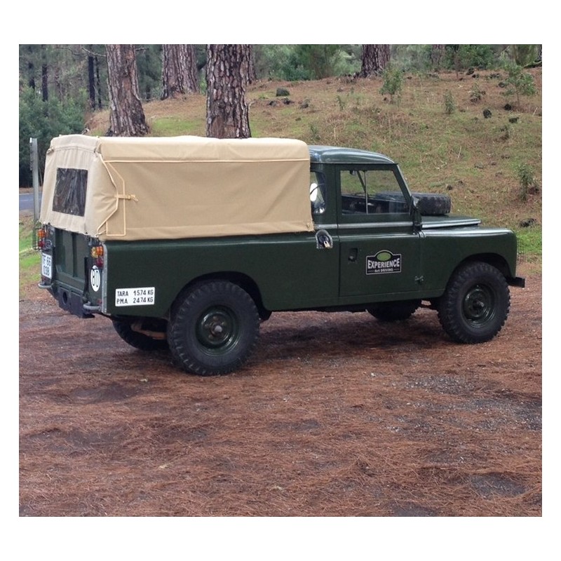 109" 3/4 hood canvas - no side windows