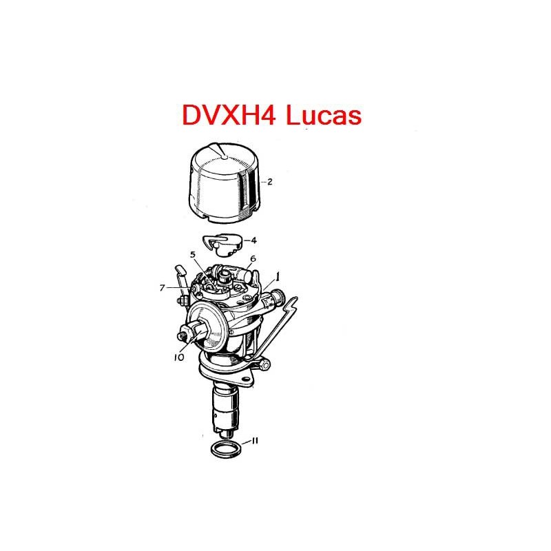 Doigt de distributeur Lucas DVXH4