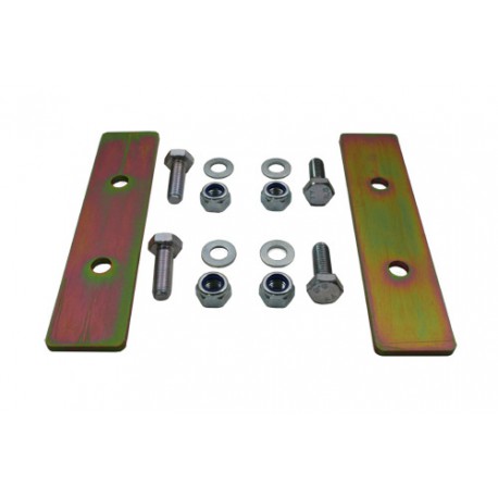 Coil spring retaining plates - rear - Def110/130