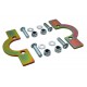Coil spring retaining plates - front - Def110/130
