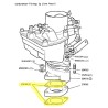 Joint collecteur échappement - pièce isolante carburateur