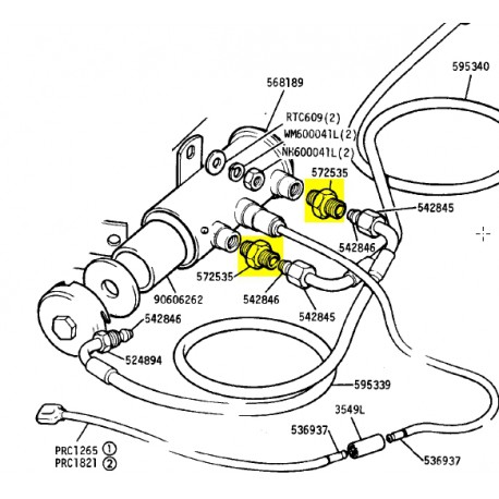 Fuel pump adaptor - 6cyl. & V8 engines