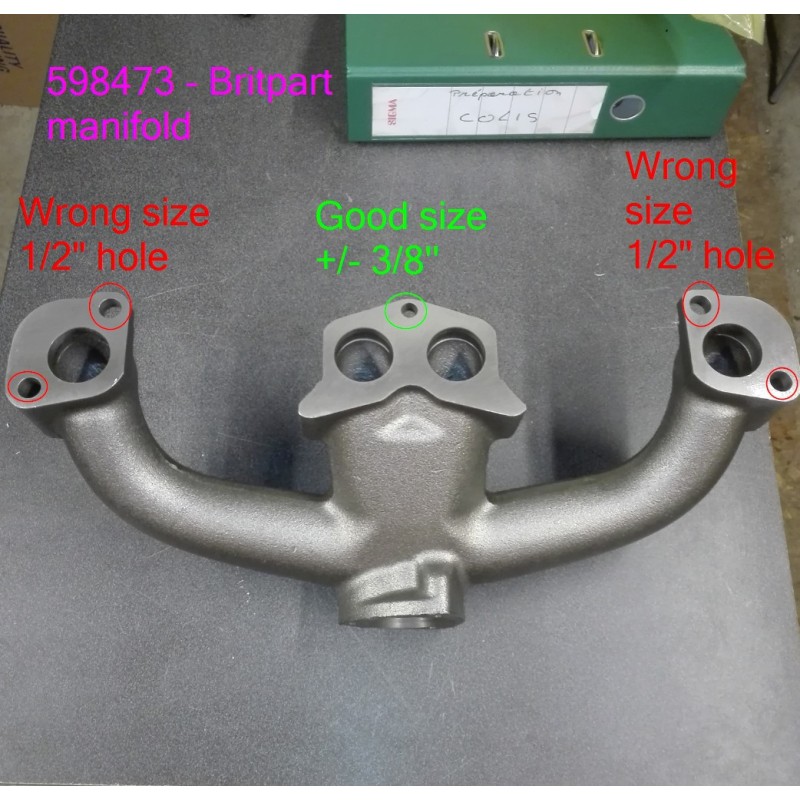 Collecteur échappement 2.25L essence