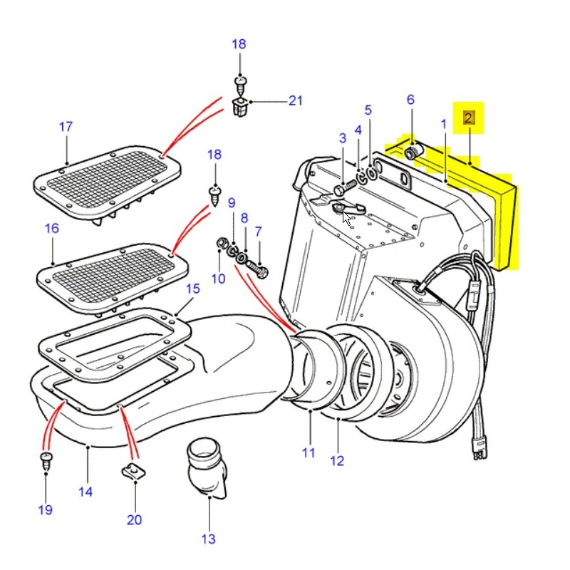 Heater duct seal 1985-2006