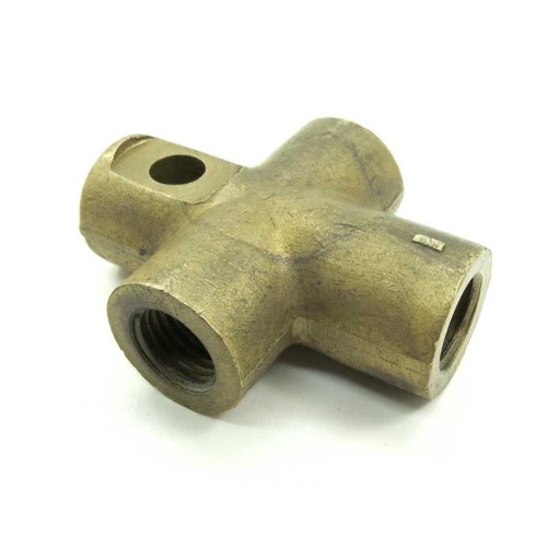 T piece for front brake pipes