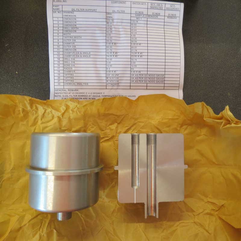 Support de filtre à huile adaptable