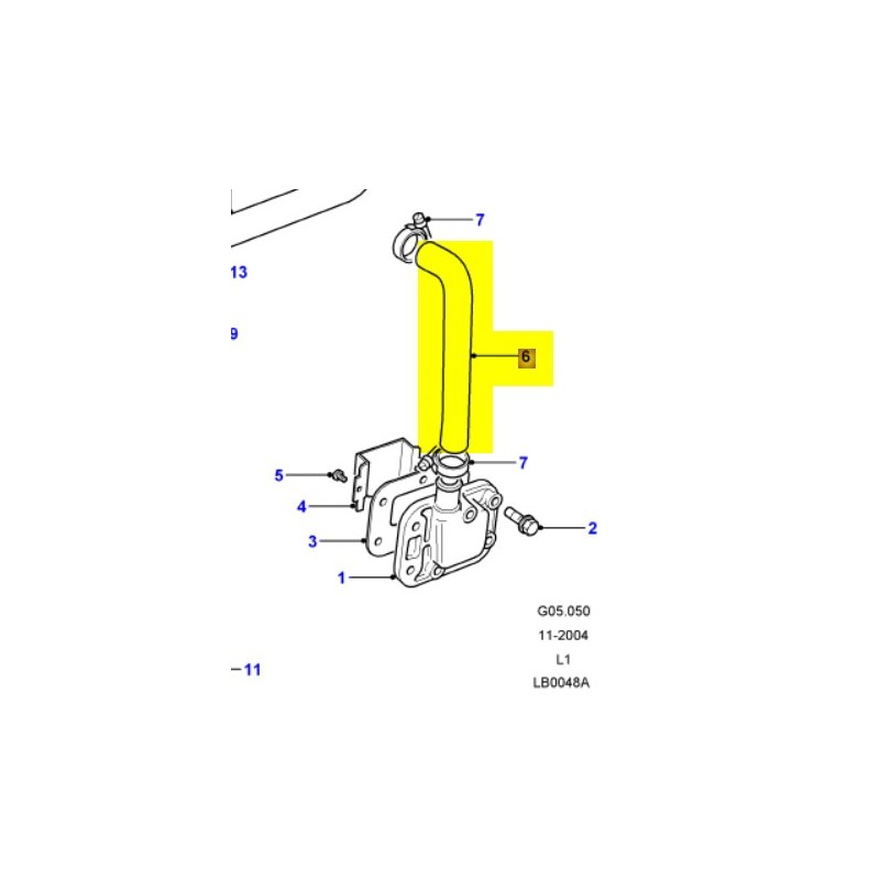 Flexible reniflard d'huile - 300TDi