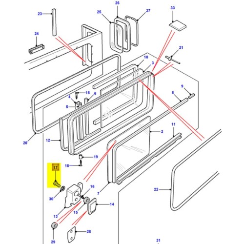 Screw to fix MTC8270 & MTC8271