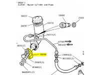 Steel gasket for clutch master cylinder