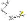 Operating lever for clutch shaft