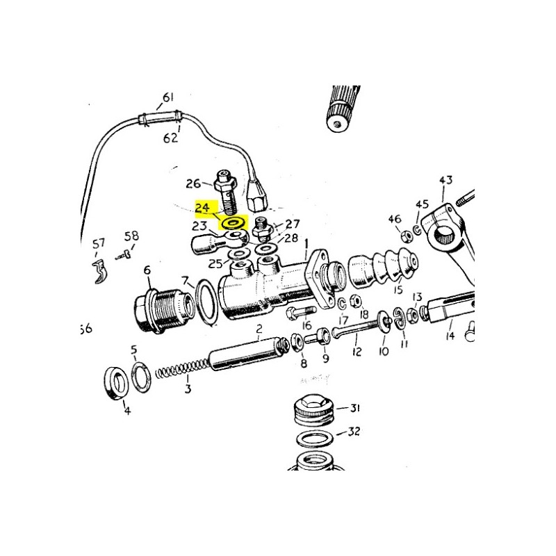 Rondelle en cuivre 12.8x17.5x0.6