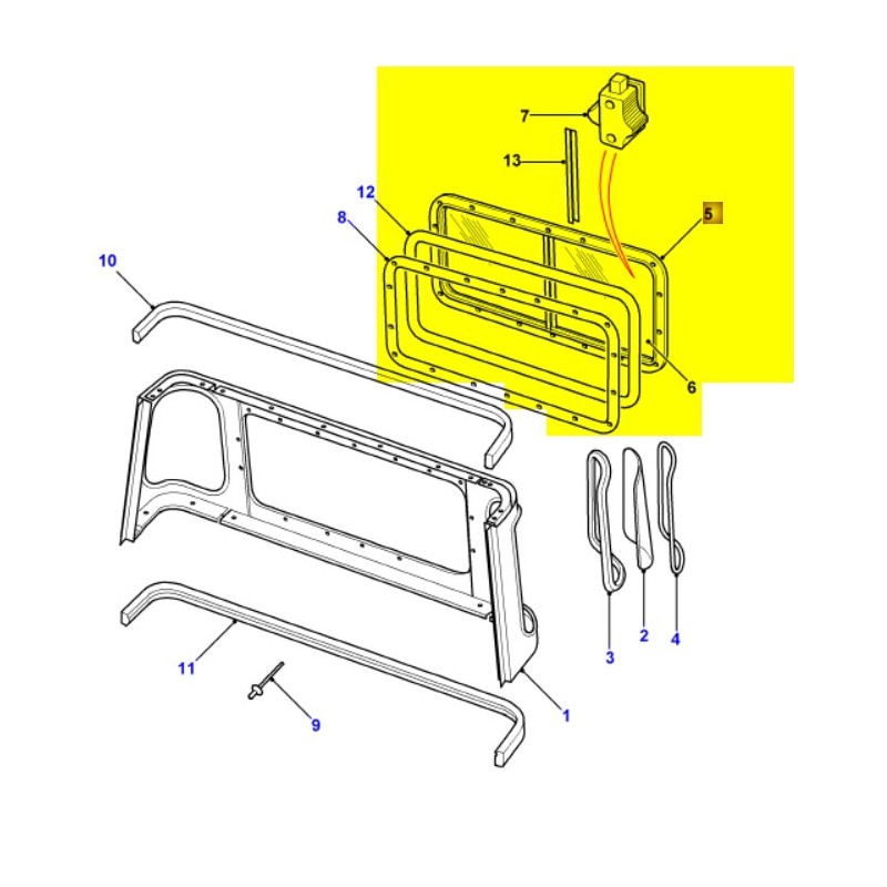 Ensemble vitres coullissantes