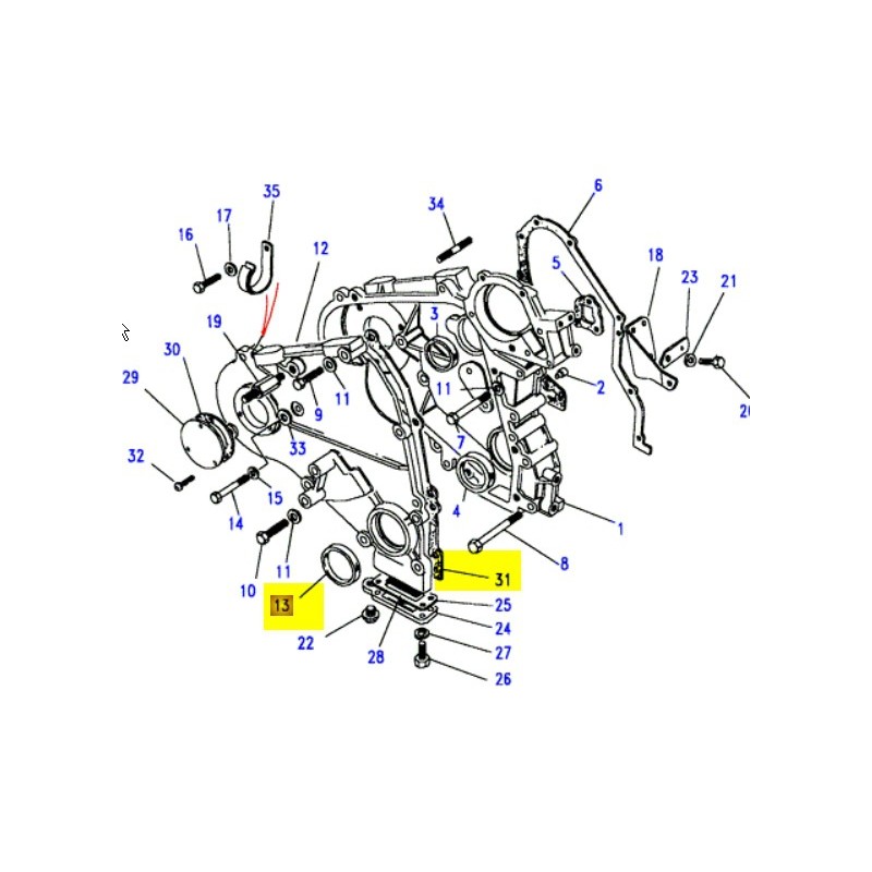 Timing belt kit 200 TDi - Defender