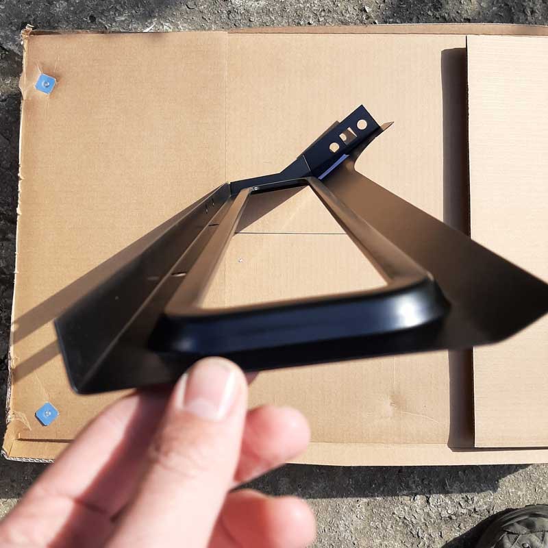 Ouverture de ventilation tablier - droit