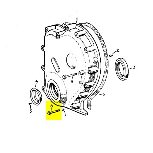 Vis 5/16 BSF x 1 29/32 - occasion