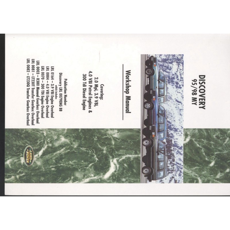 Manuel d'atelier Land Rover