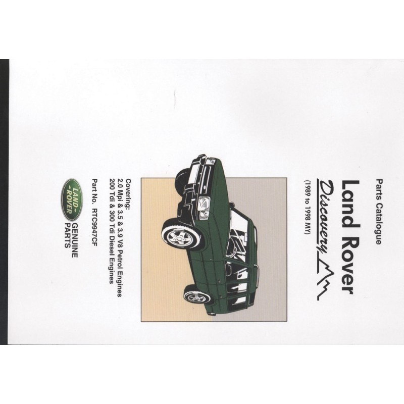 Manuel pièces détachées Land Rover