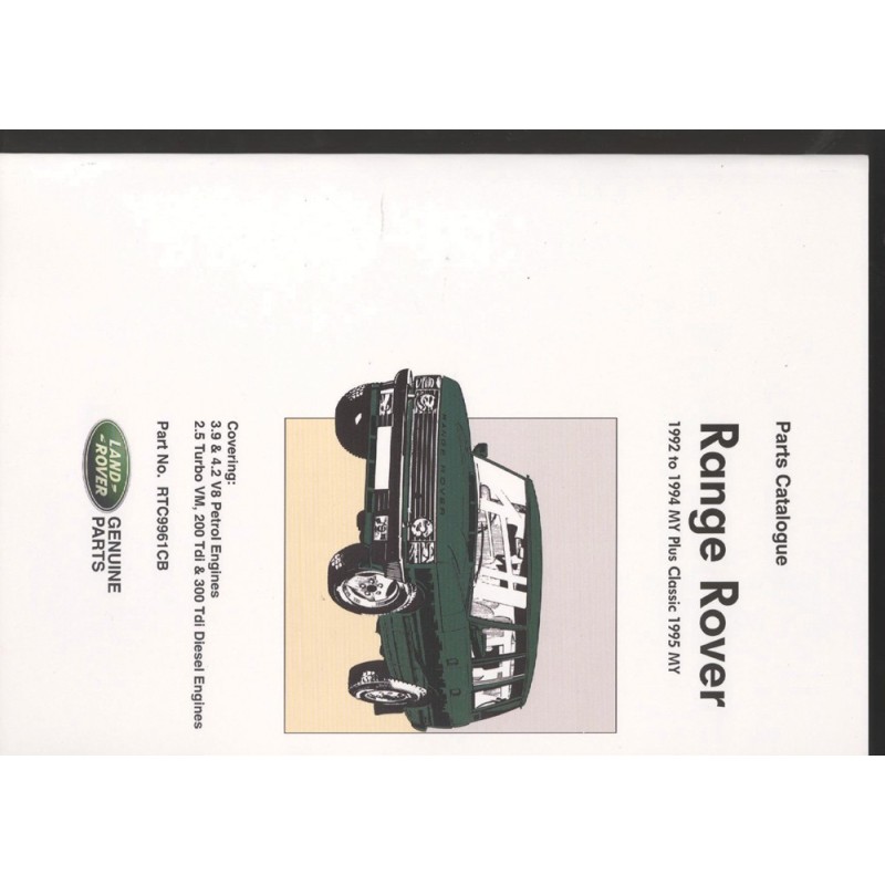 Manuel pièces détachées Land Rover
