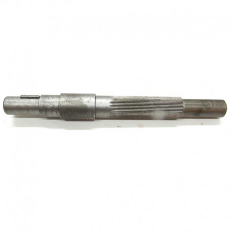 Splined cross shaft for clutch fork - used