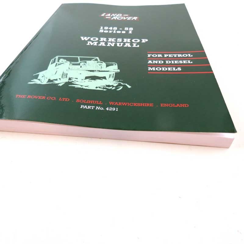 Manuel d'atelier Series I 1948-1958