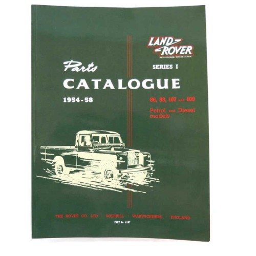 Parts Catalogue Series I 1954-1958