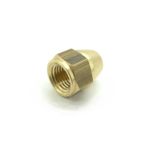 Brass female union 7/16 UNF - 3/16 pipe