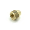 Brass female union 7/16 UNF - 3/16 pipe
