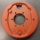Brake anchor plate assembly RH 1948-64 - reconditioned