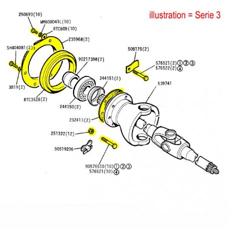 Kit remplacement joint spi de sphère