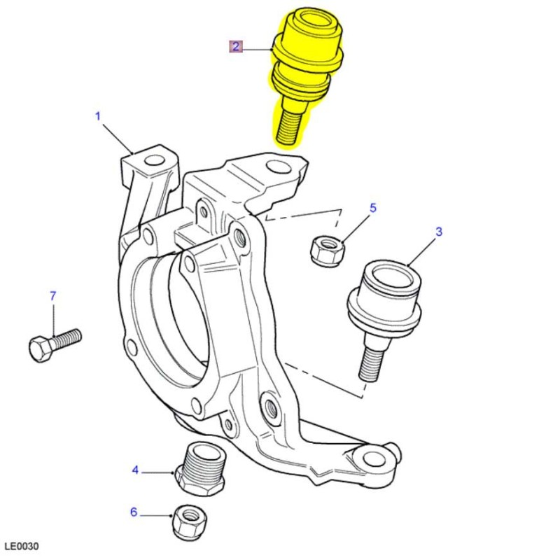 Upper ball joint - Disco2 & P38