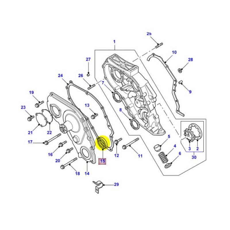 Joint spi carter de distribution - 300TDi - 1994-97