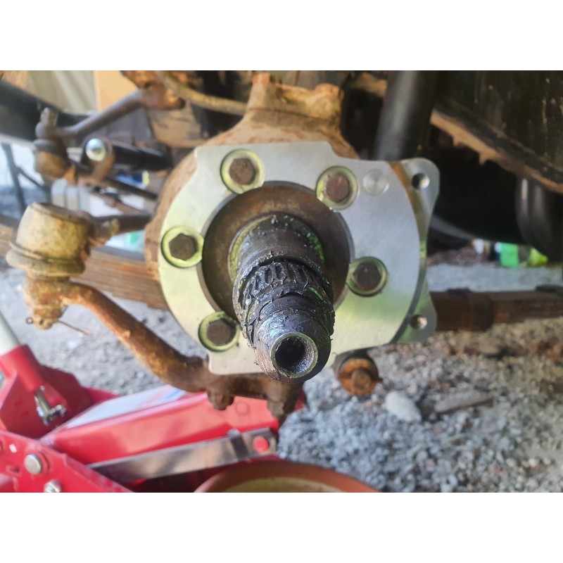 Disc front brake conversion