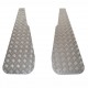 Front wing protector - pair - 2mm - Alu - No vent hole