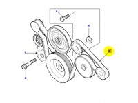 Courroie alternateur TD5 - non airco