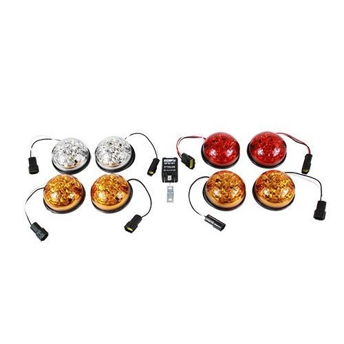 Led clear lamp upgrade kit - Coloured