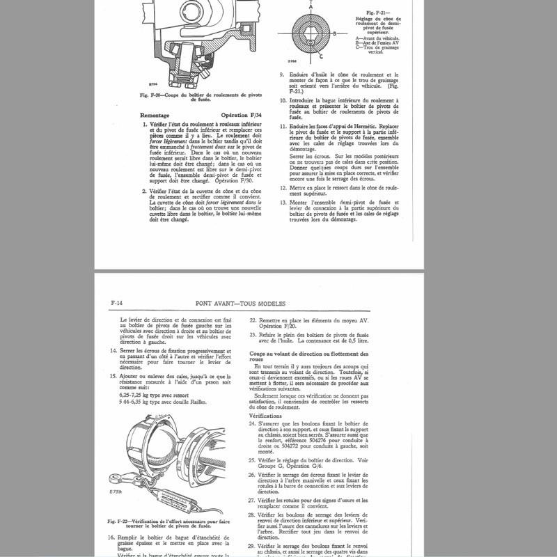 Copie du manuel d'atelier Serie 2 - 308 pages