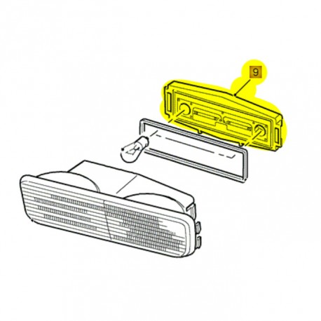 Holder rear lamp bulb