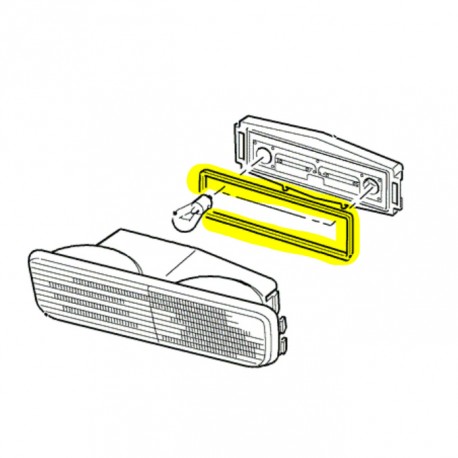 Gasket rear lamp assembly