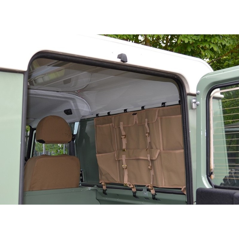 Canvas side storage bag