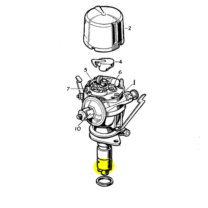 Terminal end distributor DVXH4 - used