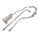 Full exhaust system 88 petrol - 3 bolts to manifold - S/S