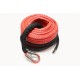 Synthetic winch rope 25m x 11mm - red