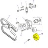 Pulley - tensionner ancillary drive - 2.5TD P38