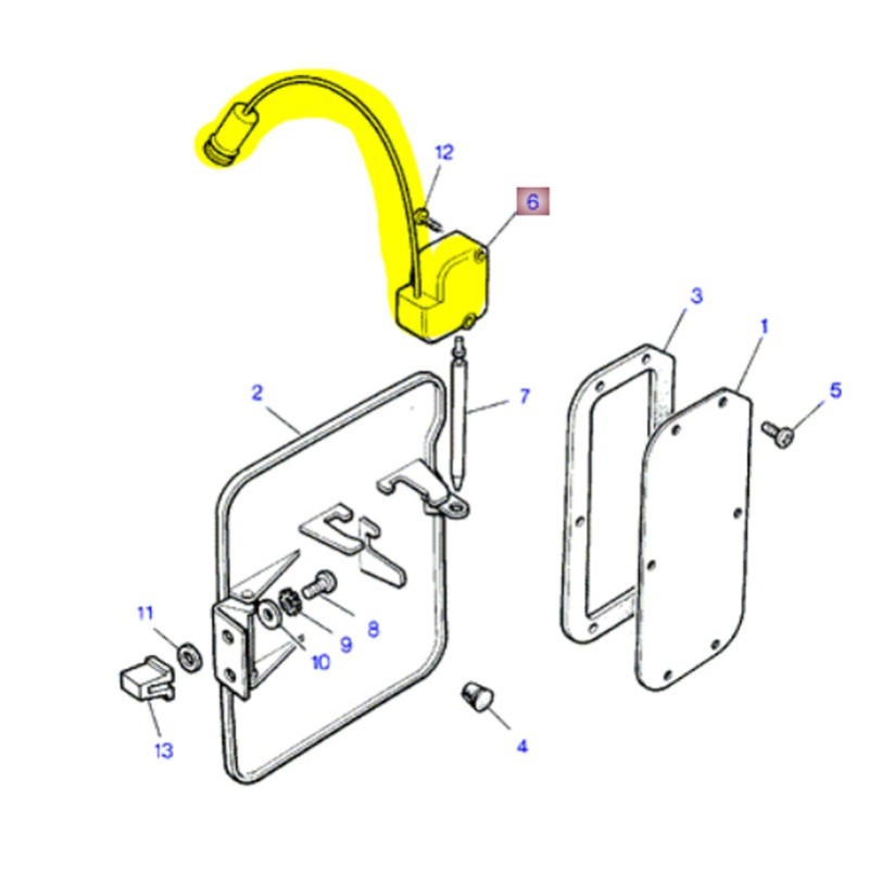Actuator fuel filler flap