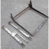 Pair seat slides with adjuster & frame - used