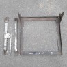 Pair seat slides with adjuster & frame - used