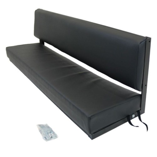 3 men bench seat - BLACK POWDER COATED FRAME - top quality